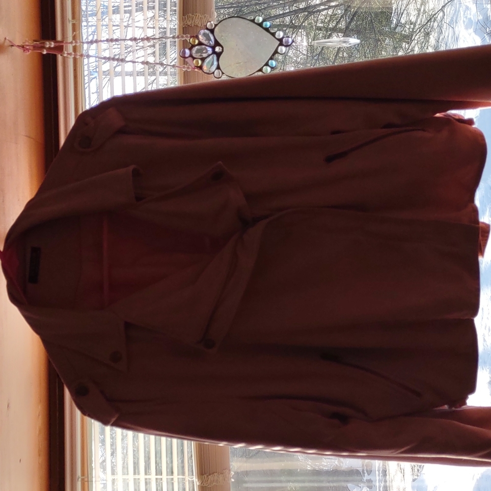 Pink Suede Spring Jacket - Picture 6 of 6